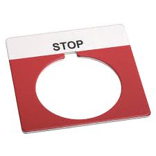 PLACA LEYENDA STOP 800T-X550